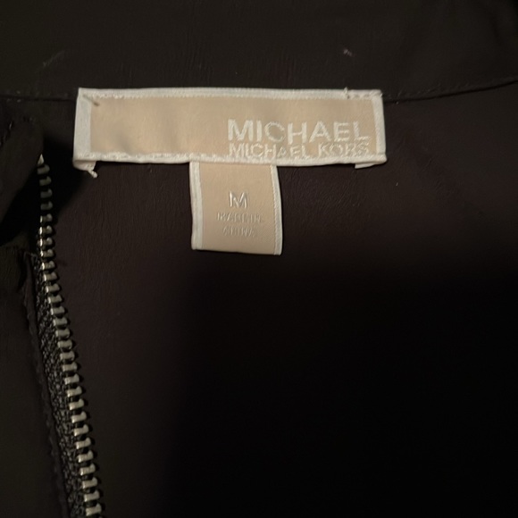 Beautiful black Zipper top. Michael Kors size medium . - Picture 3 of 3